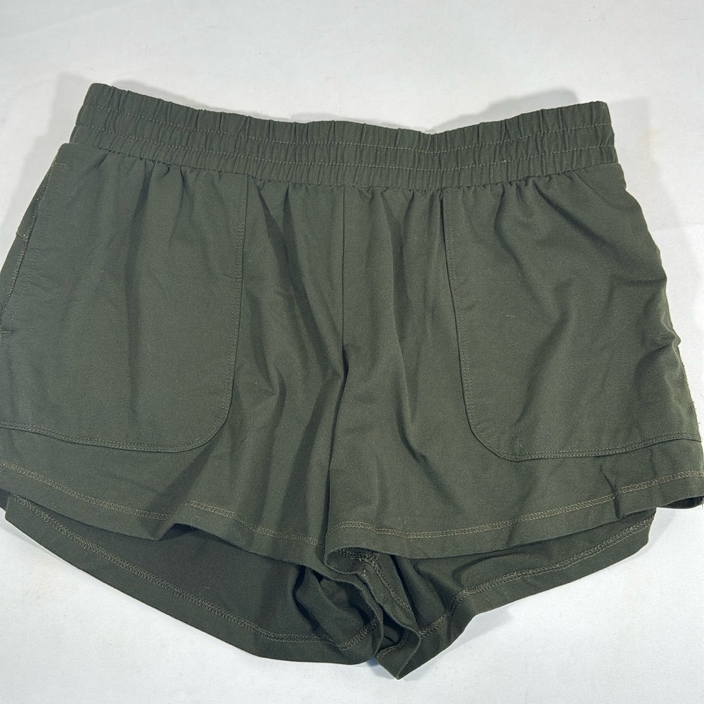 All In Motion work out shorts green